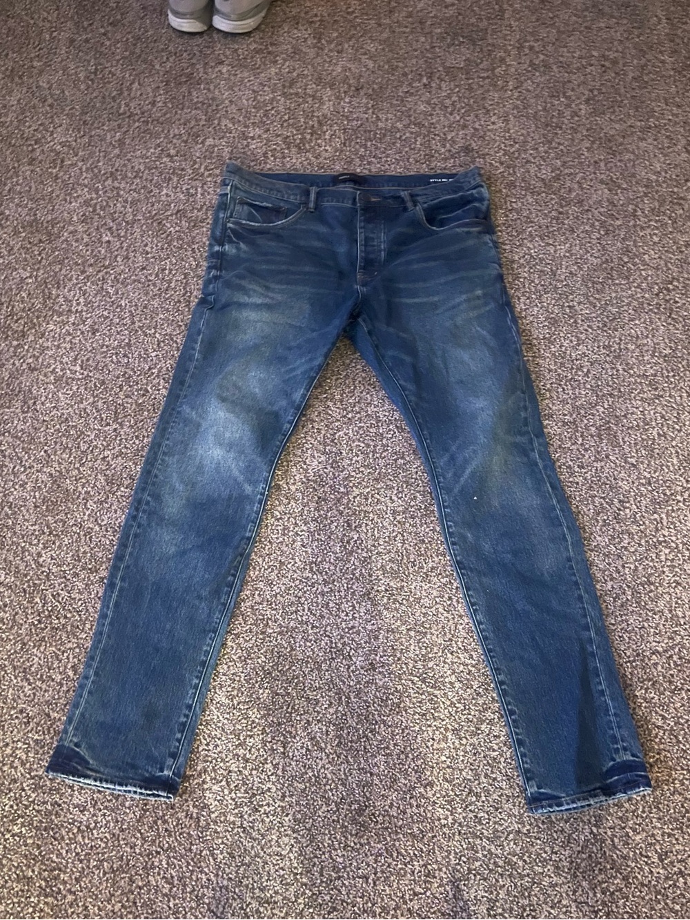 Men’s Purple Brand size 38 blue slim fit stretch